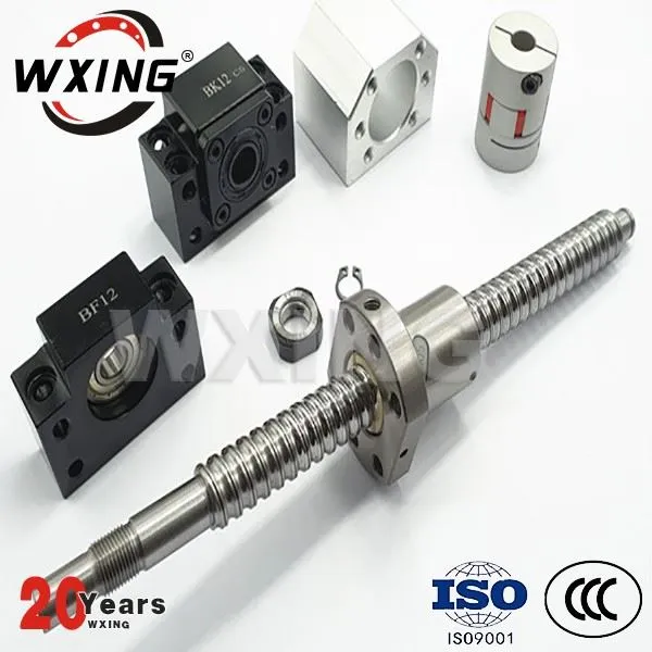 सीएनसी पार्ट्स 1604 1605 1610 SFU1604 SFU1605 SFU1610 बॉल स्क्रू विथ स्क्रू नट फुल सेट किट